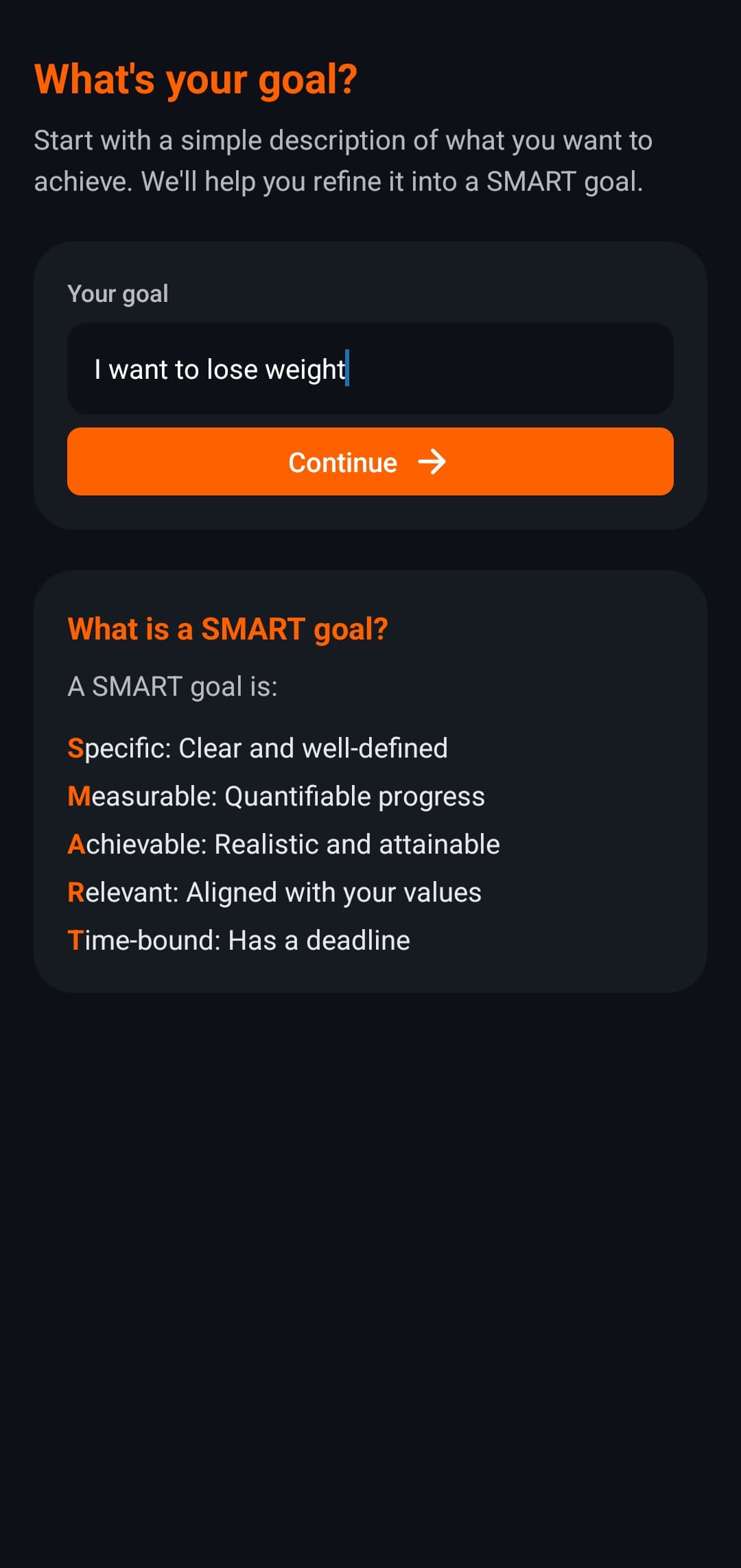 SMART Goal Introduction